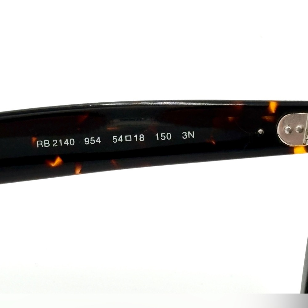 Ray-Ban 54mm Wayfarer RB2140 Tortoise Shell & Brown Lens Sunglasses 54-18-150 - Picture 5 of 10